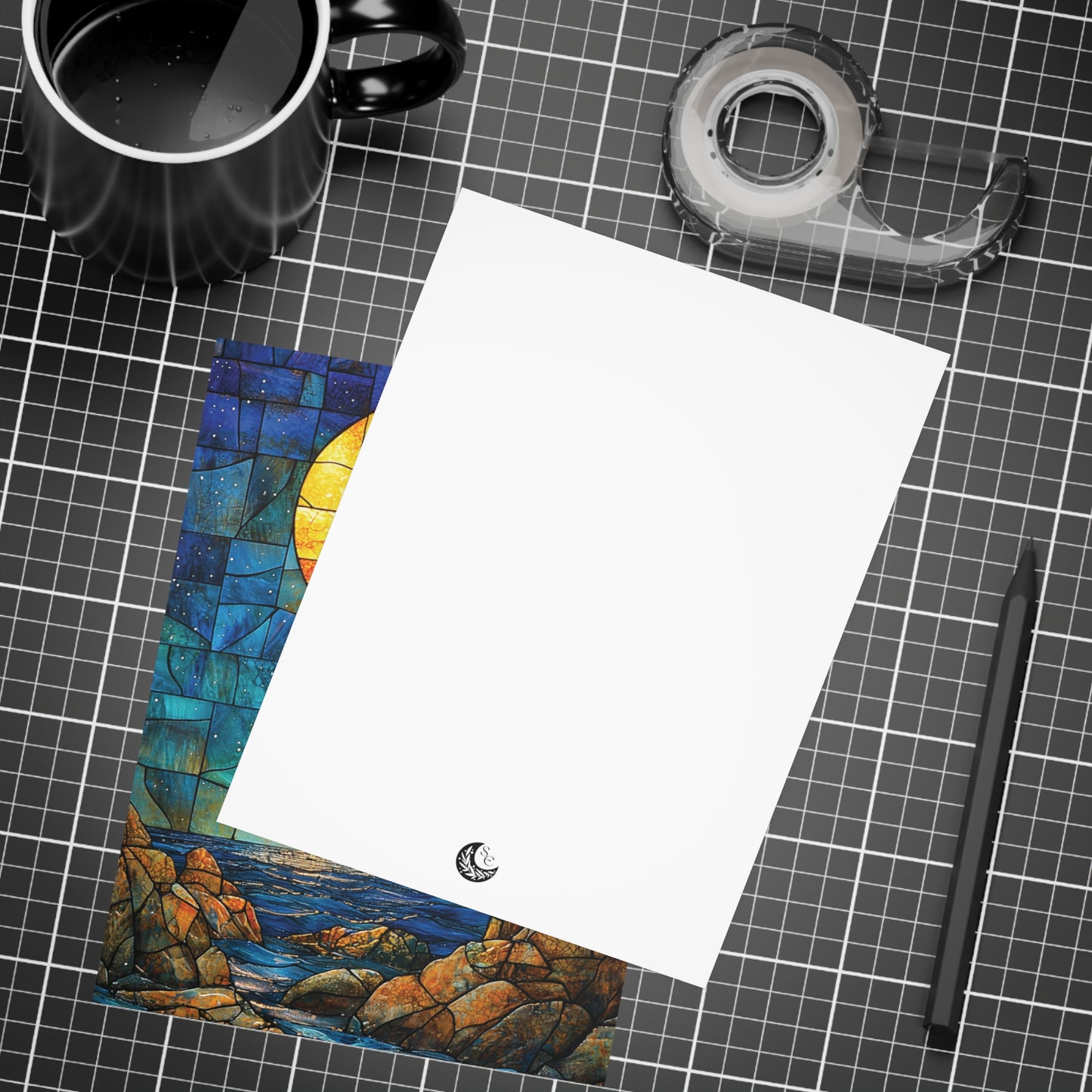 Crescent Moon Seaview Postcard Pack