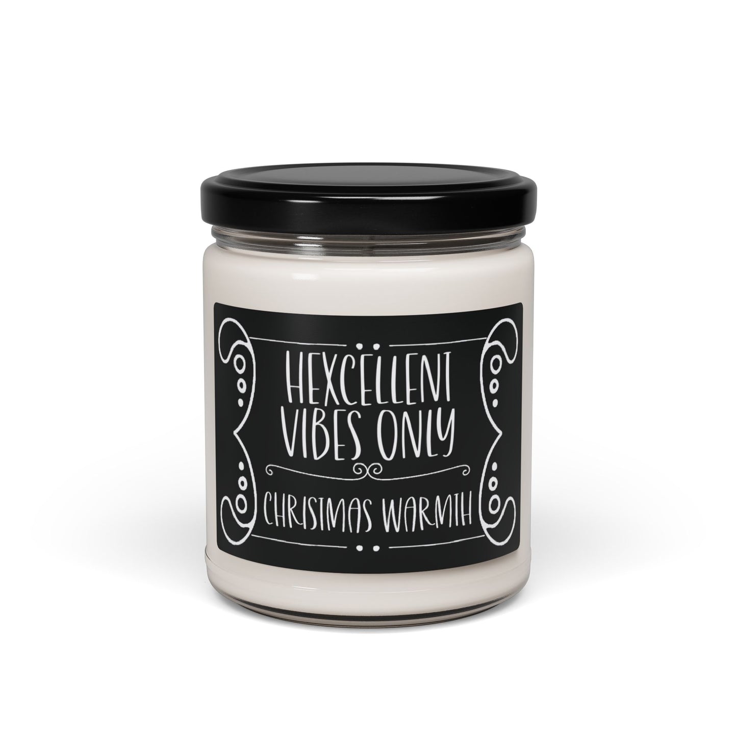Funny Witchy Candle "Hexcellent vibes only" Scented and Unscented Options 9oz Soy Wax
