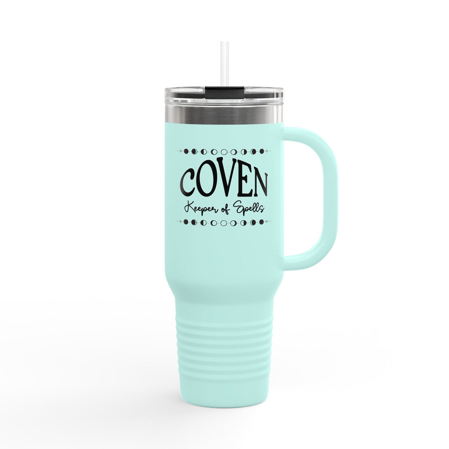 Coven Tumbler: "Keeper of Spells" Insulated Travel Mug, 40oz