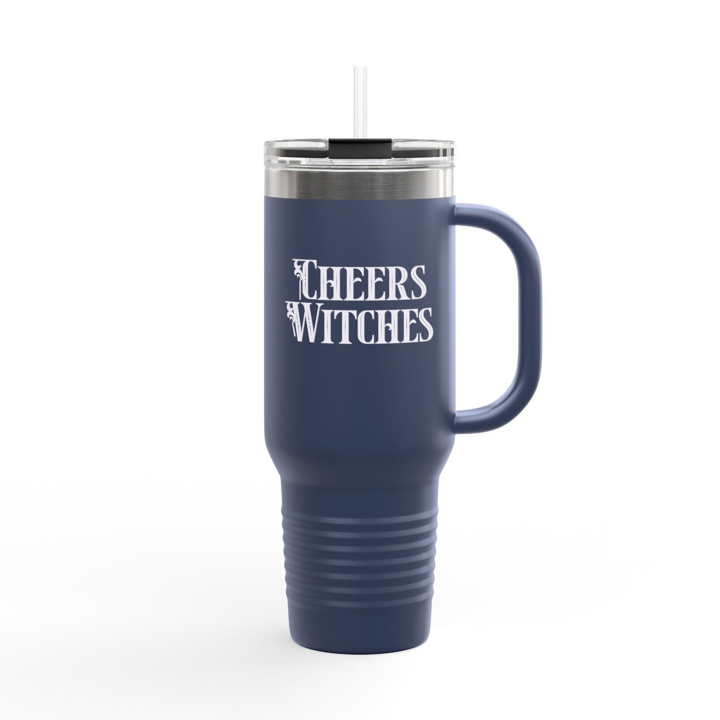 Witchy Tumbler: "Coven Goals and Cheers Witches" Insulated Travel Mug, 40oz