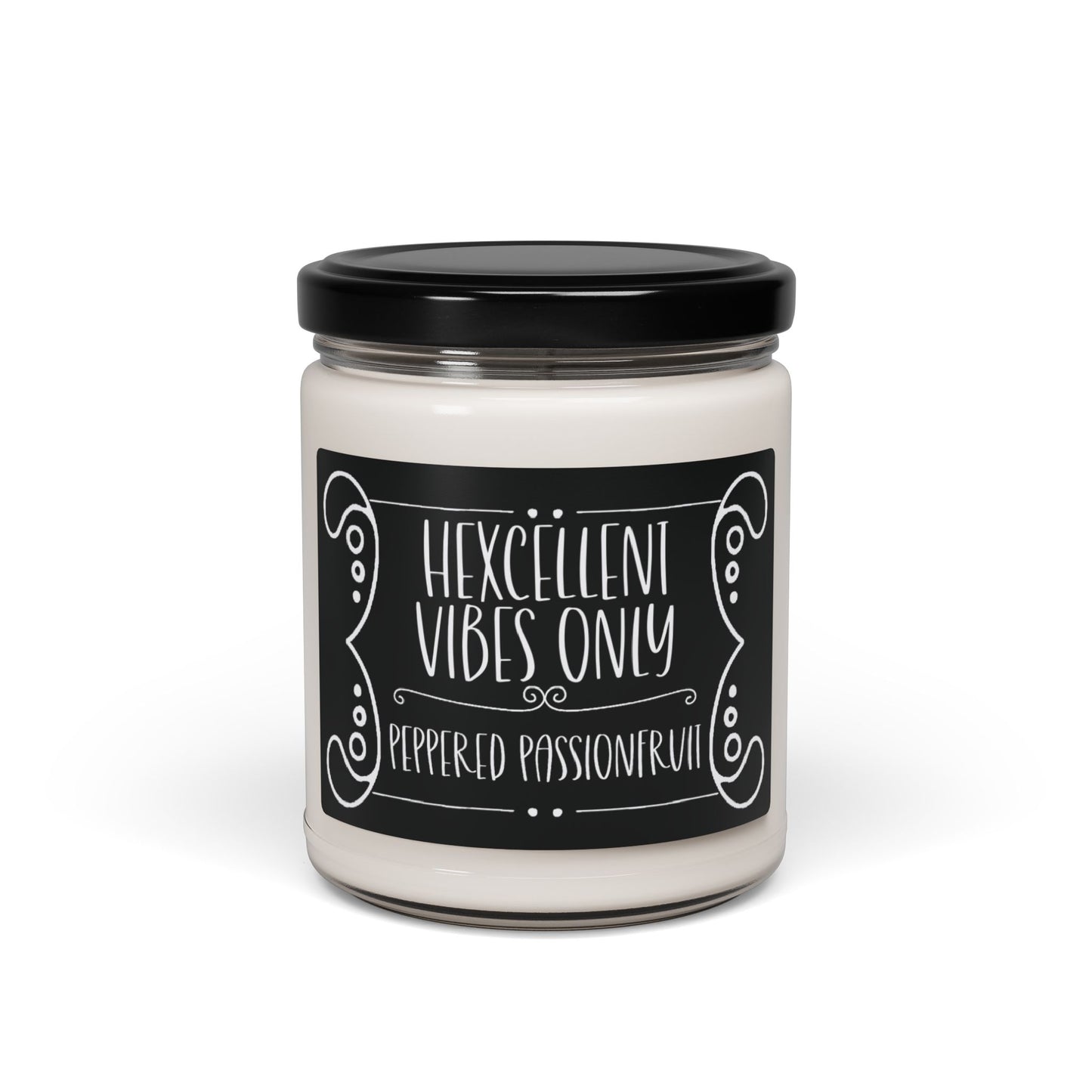 Funny Witchy Candle "Hexcellent vibes only" Scented and Unscented Options 9oz Soy Wax