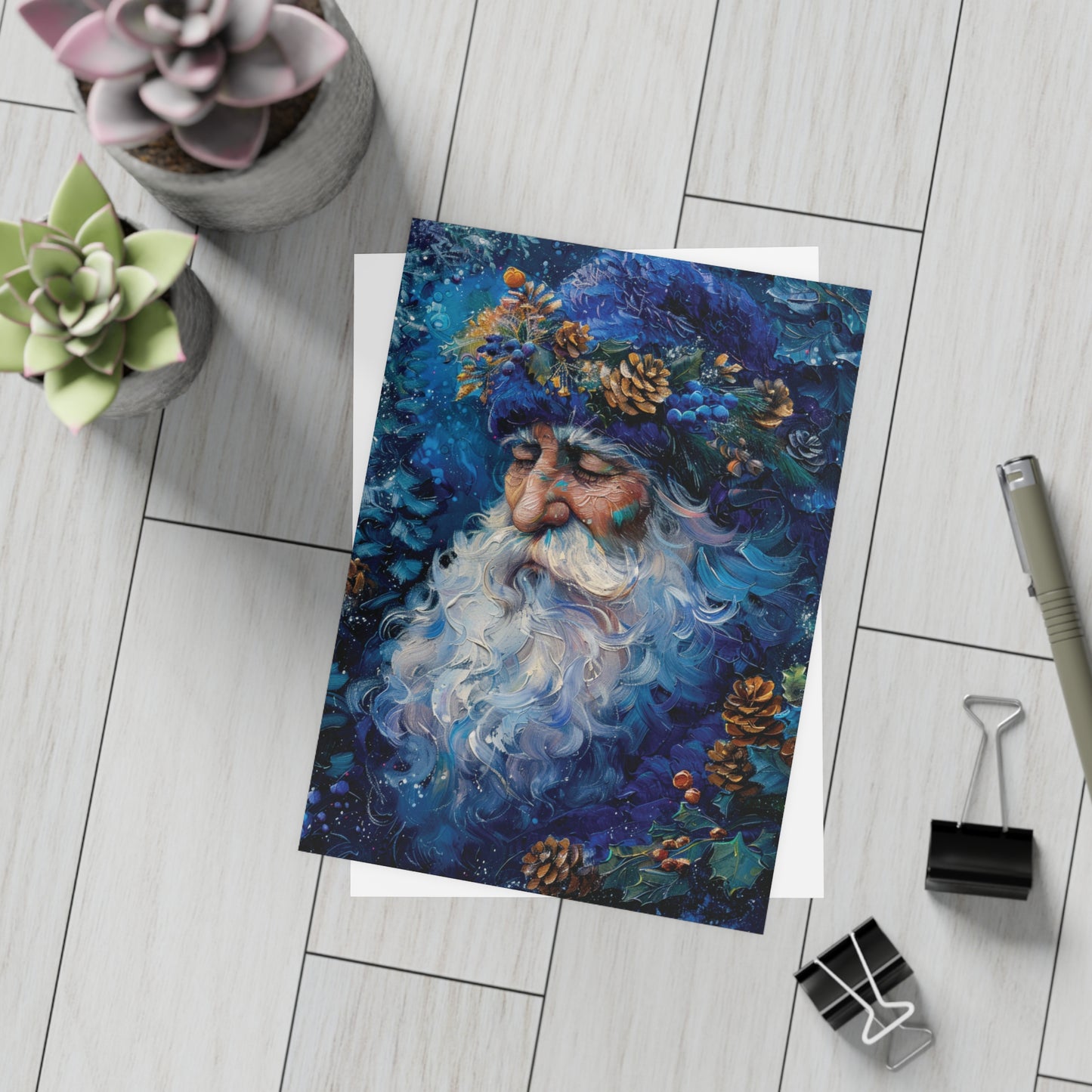 Father Winter Holiday Postcard Pack
