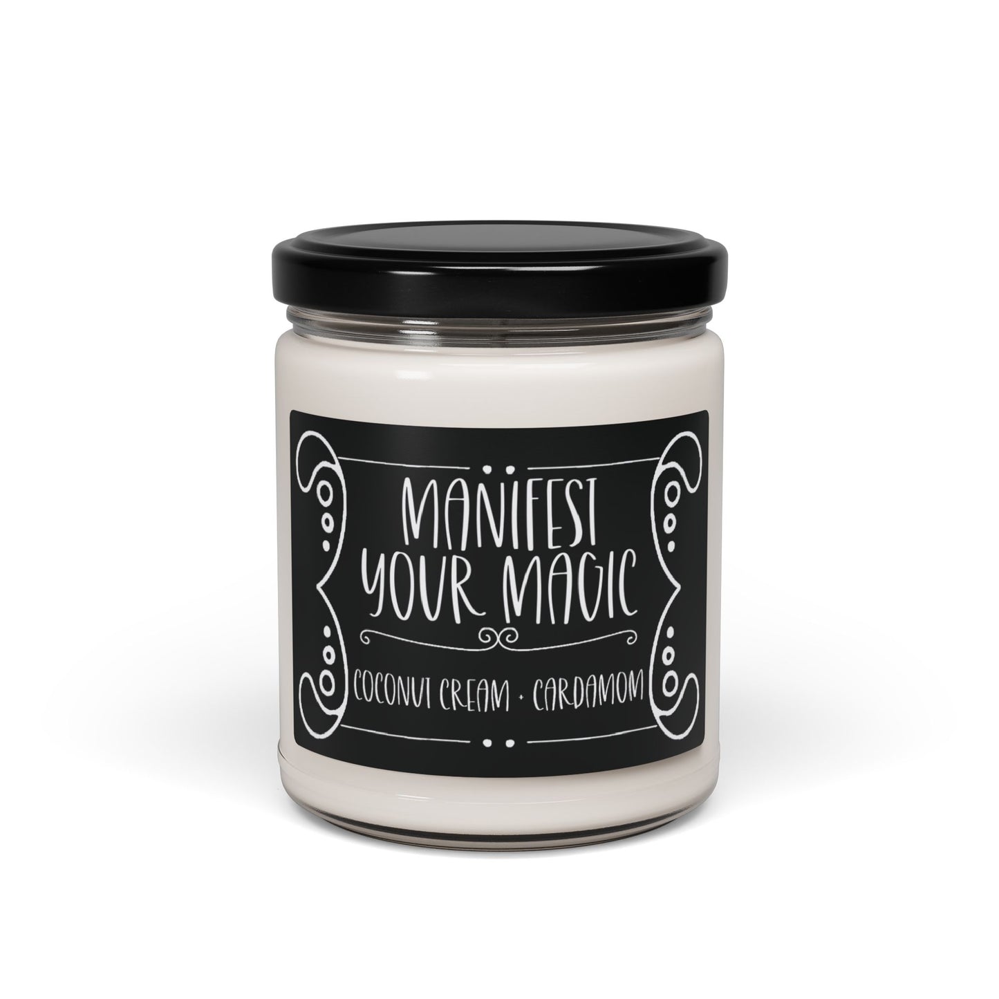 Witchy Candle "Manifest your magic" Scented and Unscented Options 9oz Soy Wax