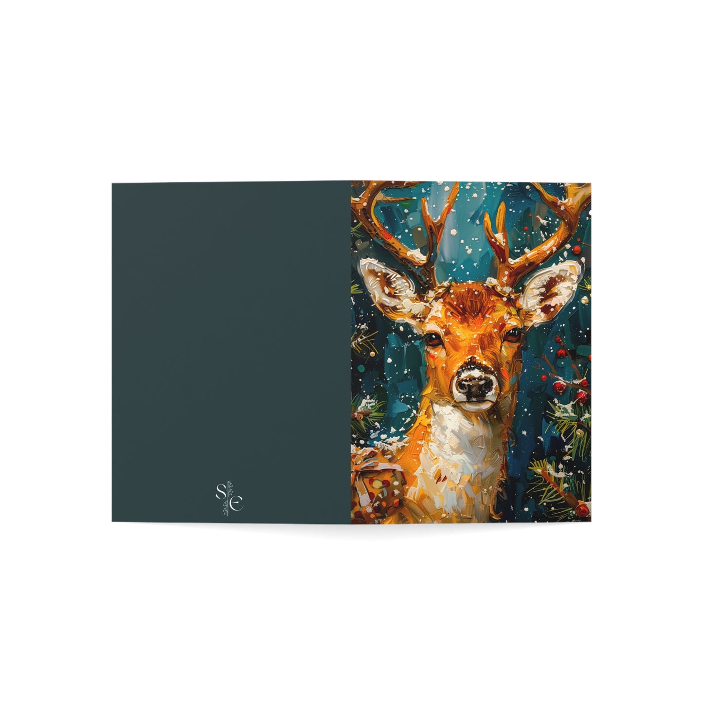 Holiday Deer Greeting Card