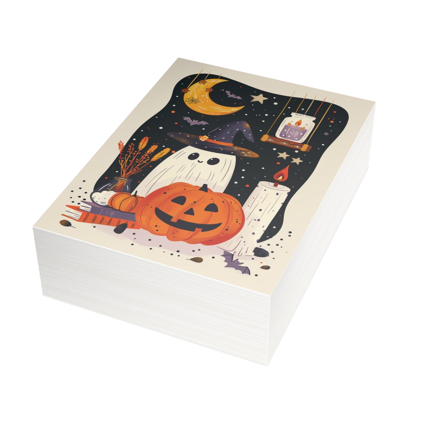 Retro Halloween Postcard Pack