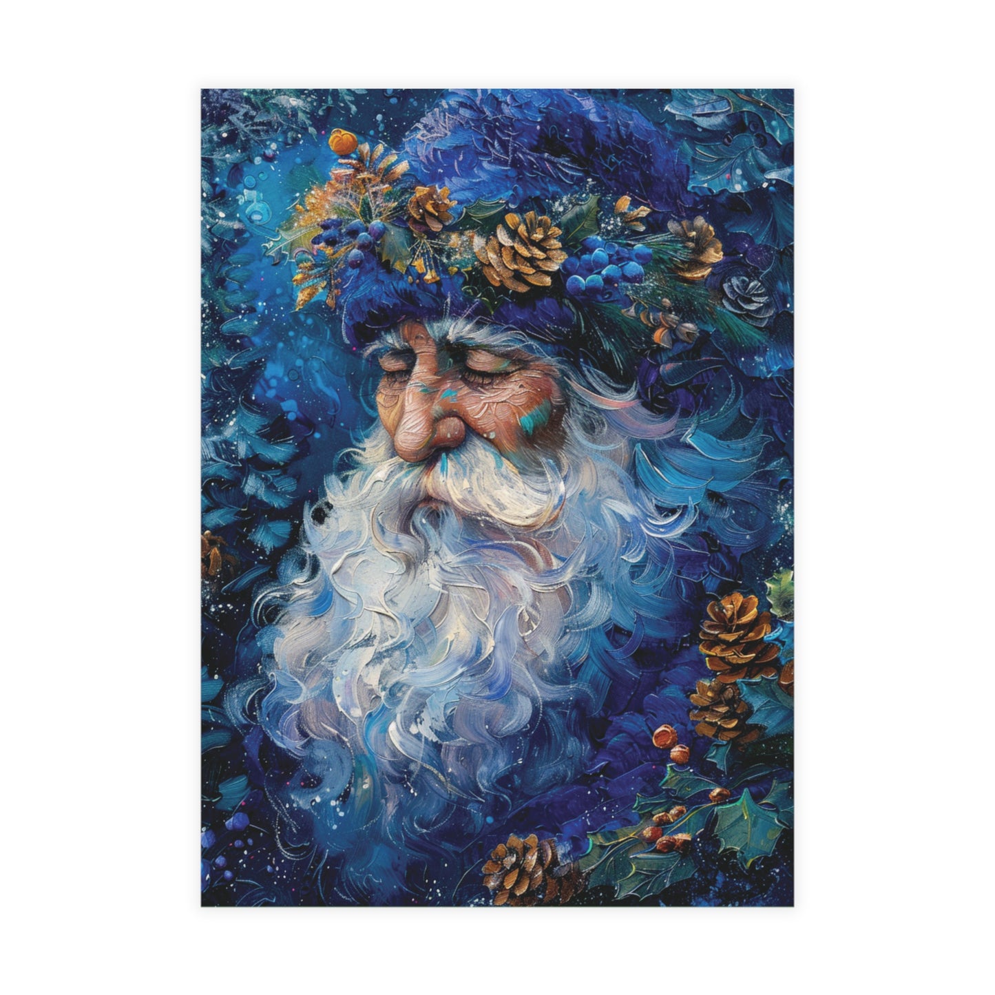 Father Winter Holiday Postcard Pack