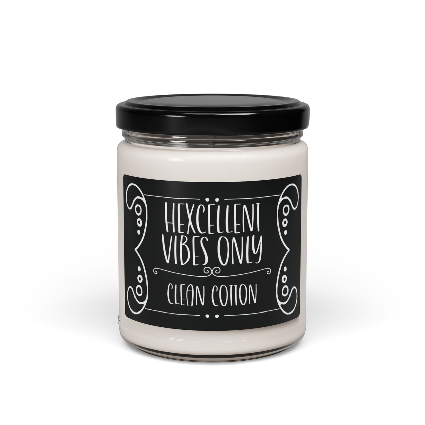 Funny Witchy Candle "Hexcellent vibes only" Scented and Unscented Options 9oz Soy Wax