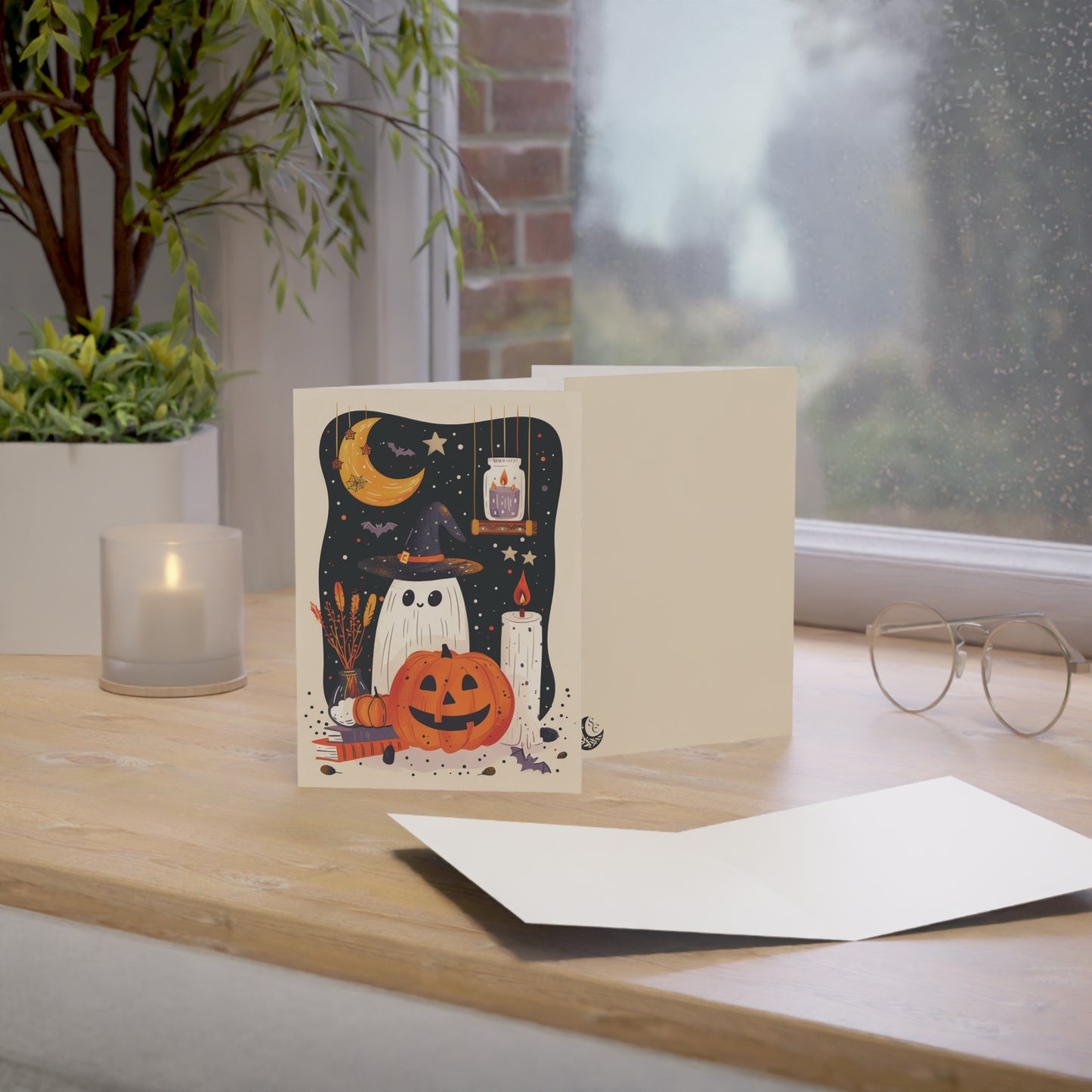 Retro Halloween Greeting Card