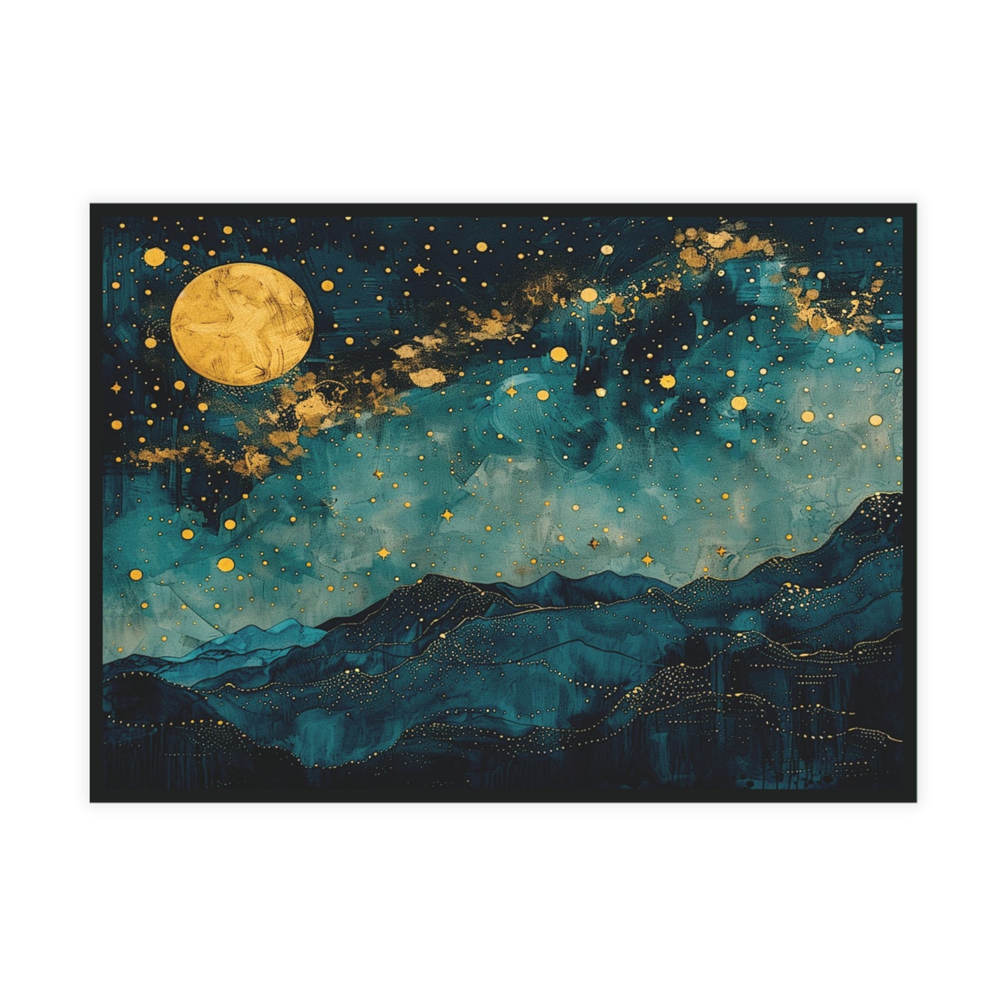 Full Moon Ocean-scape Postcard Pack