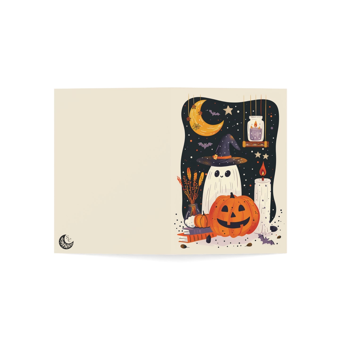 Retro Halloween Greeting Card