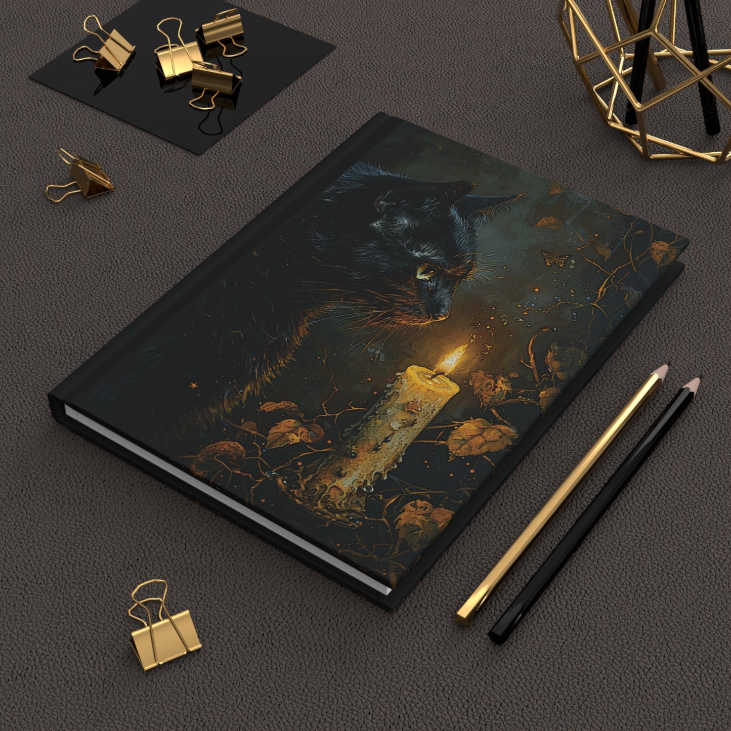 Magical Cat Hardcover Journal