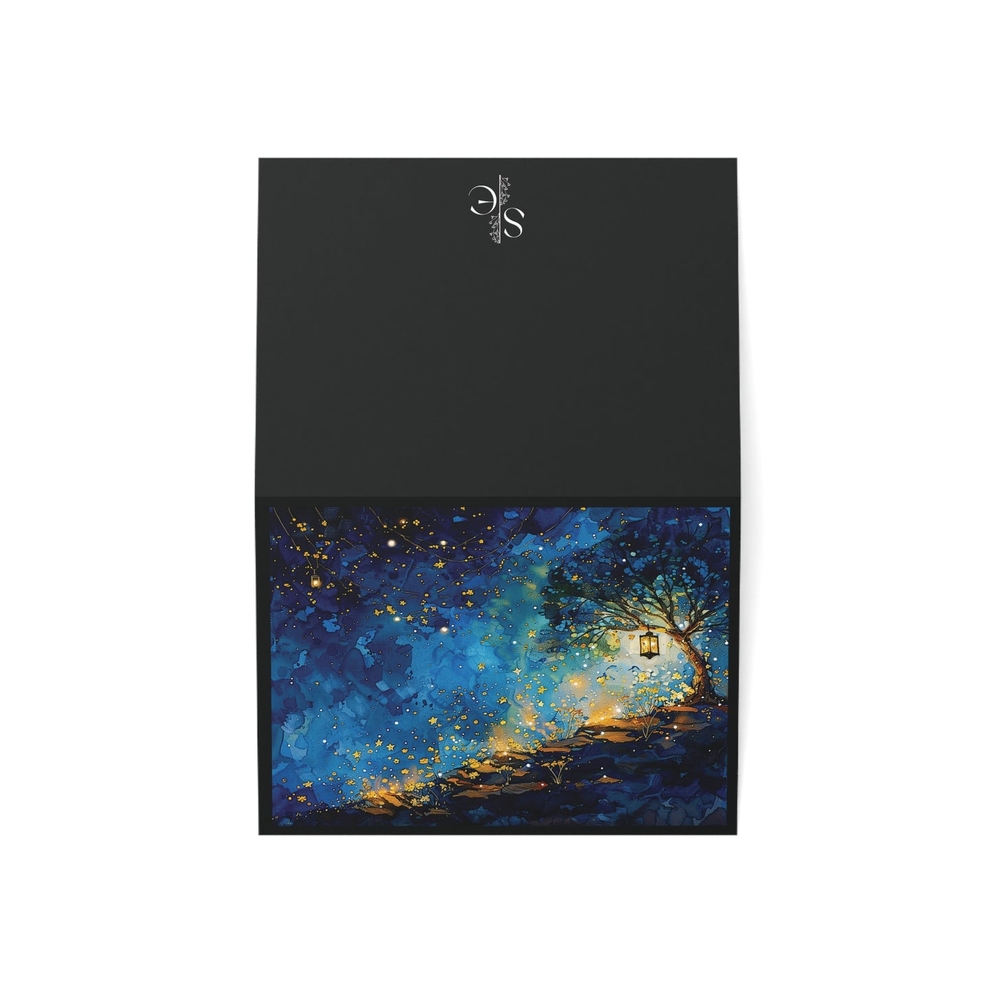 Magical Celestial Night Greeting Card