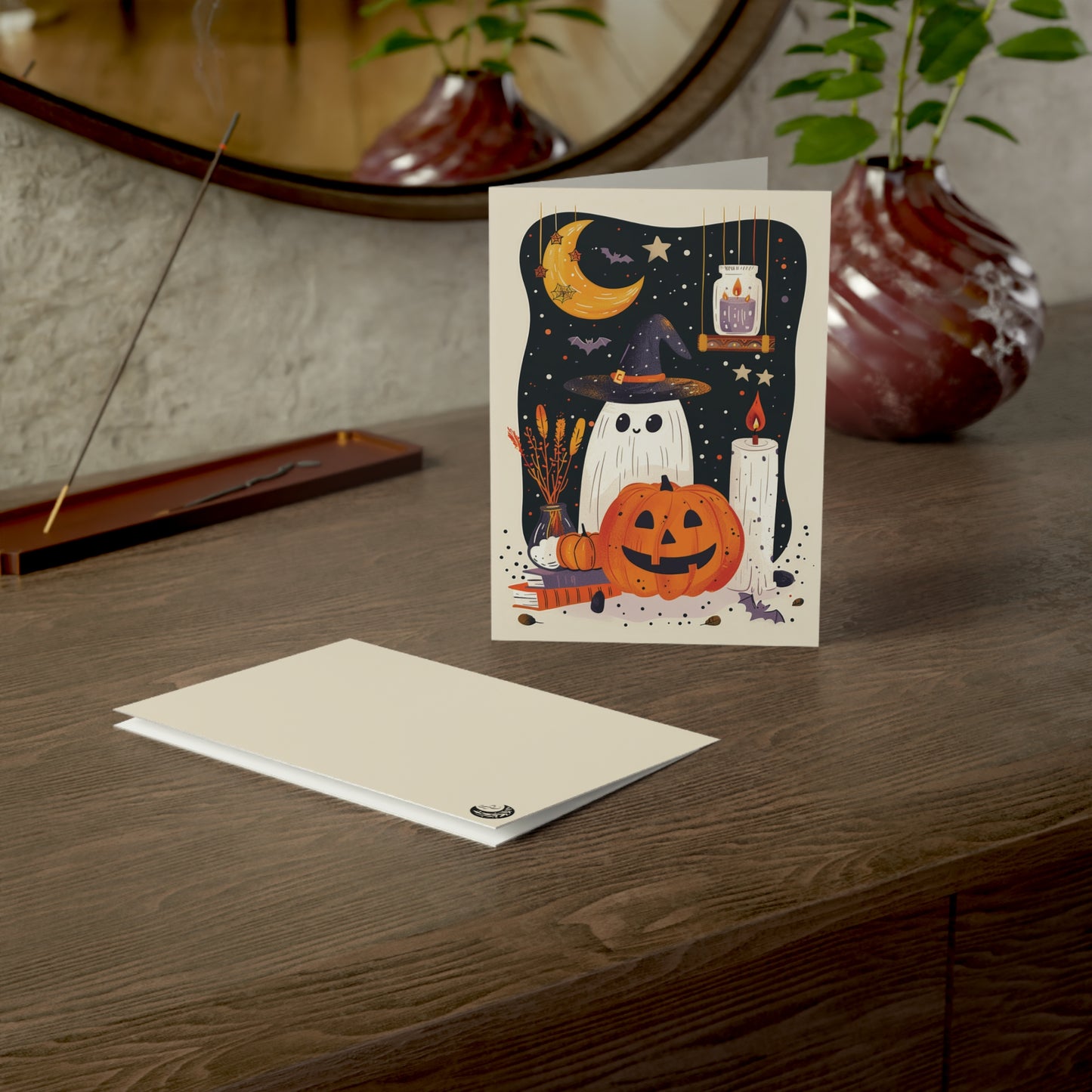 Retro Halloween Greeting Card