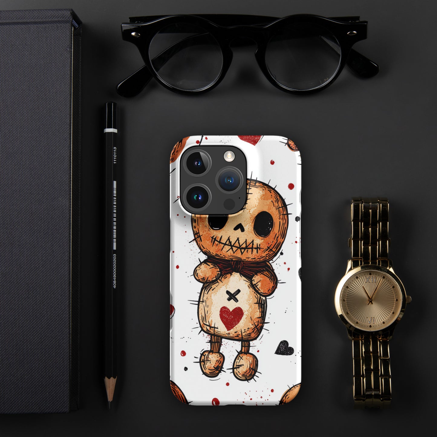 Voodoo Doll Valentine Heart Snap case for iPhone®