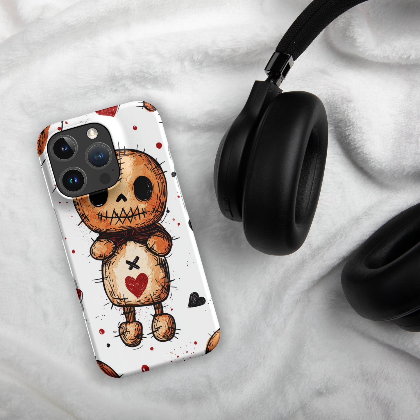 Voodoo Doll Valentine Heart Snap case for iPhone®