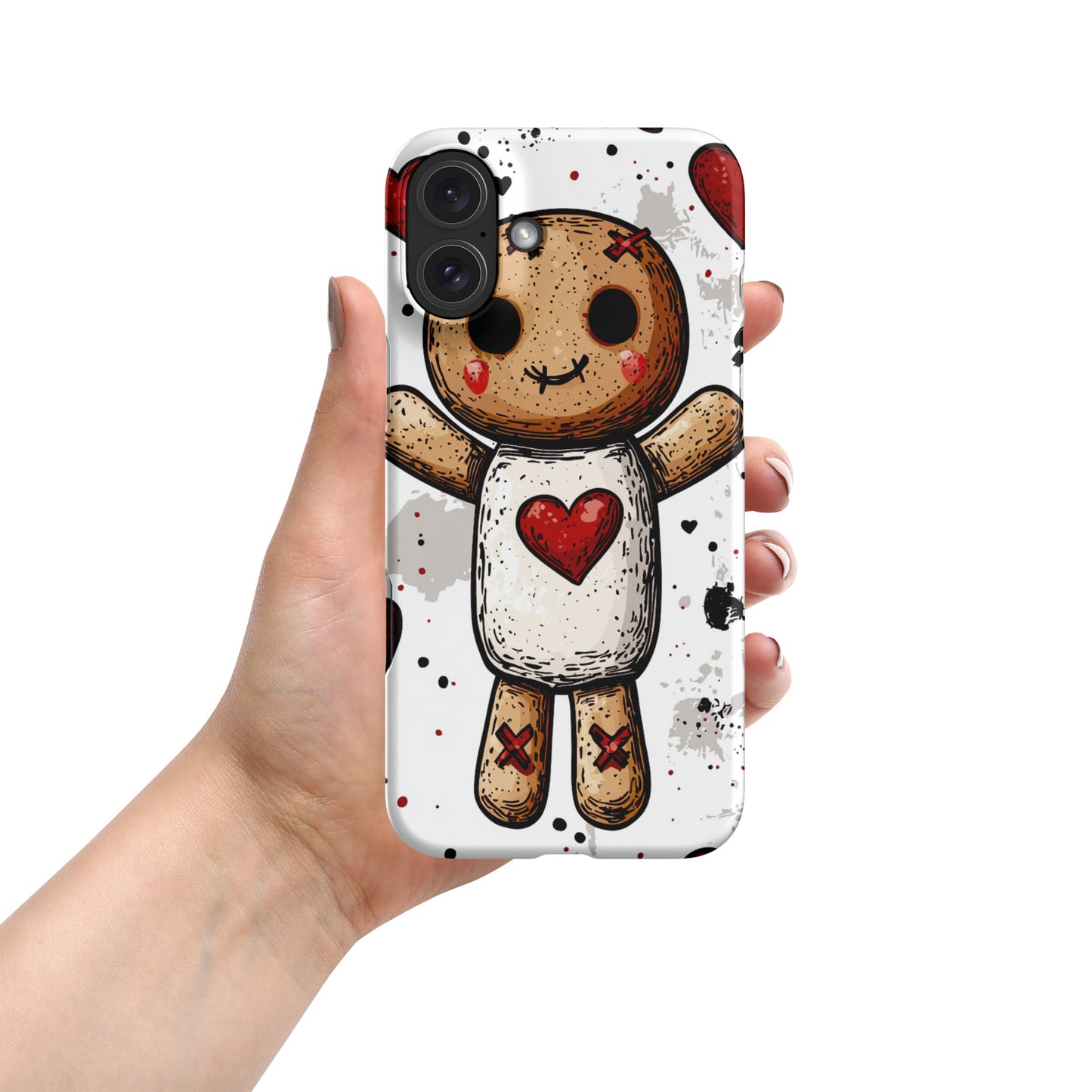 Voodoo Doll Valentine Heart Snap case for iPhone®