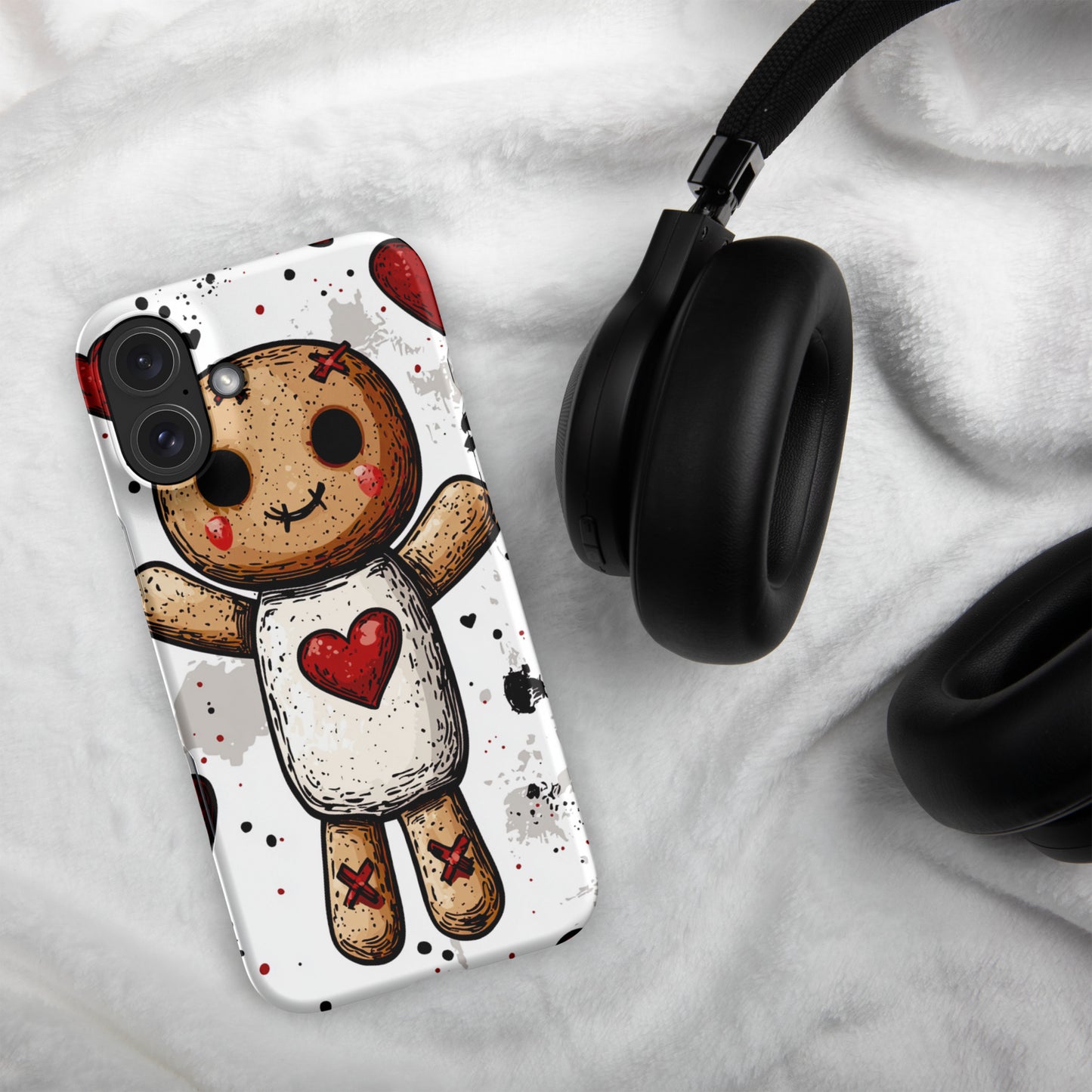 Voodoo Doll Valentine Heart Snap case for iPhone®