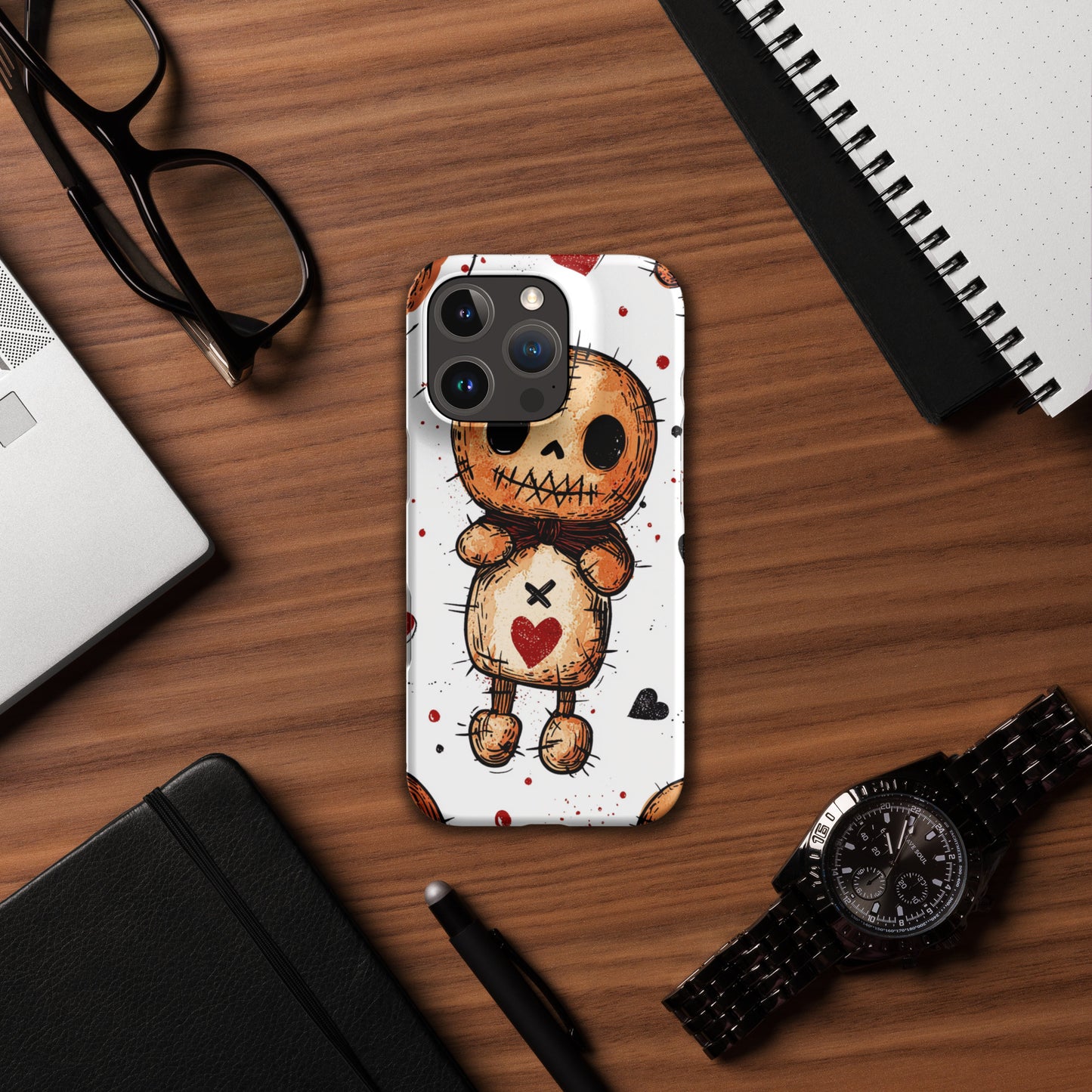 Voodoo Doll Valentine Heart Snap case for iPhone®