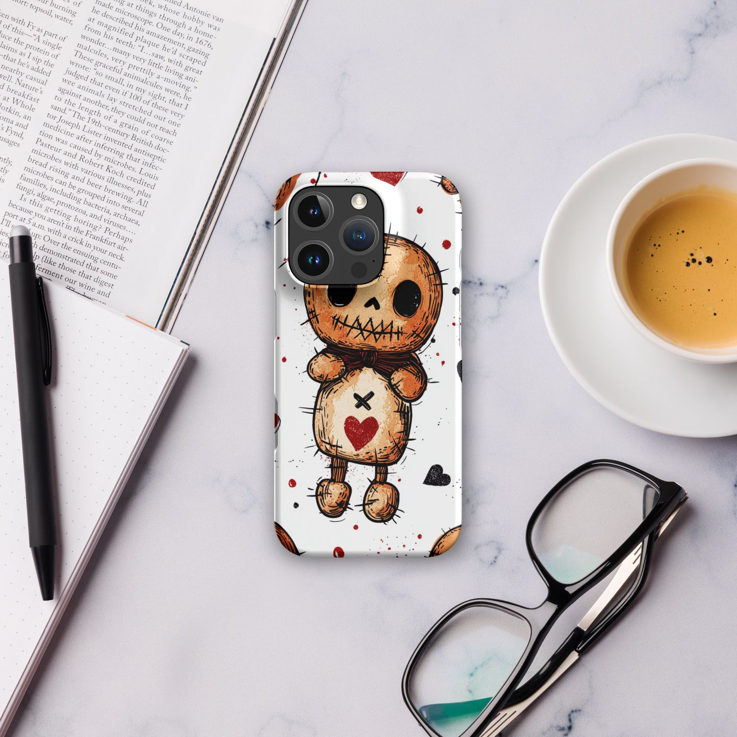 Voodoo Doll Valentine Heart Snap case for iPhone®