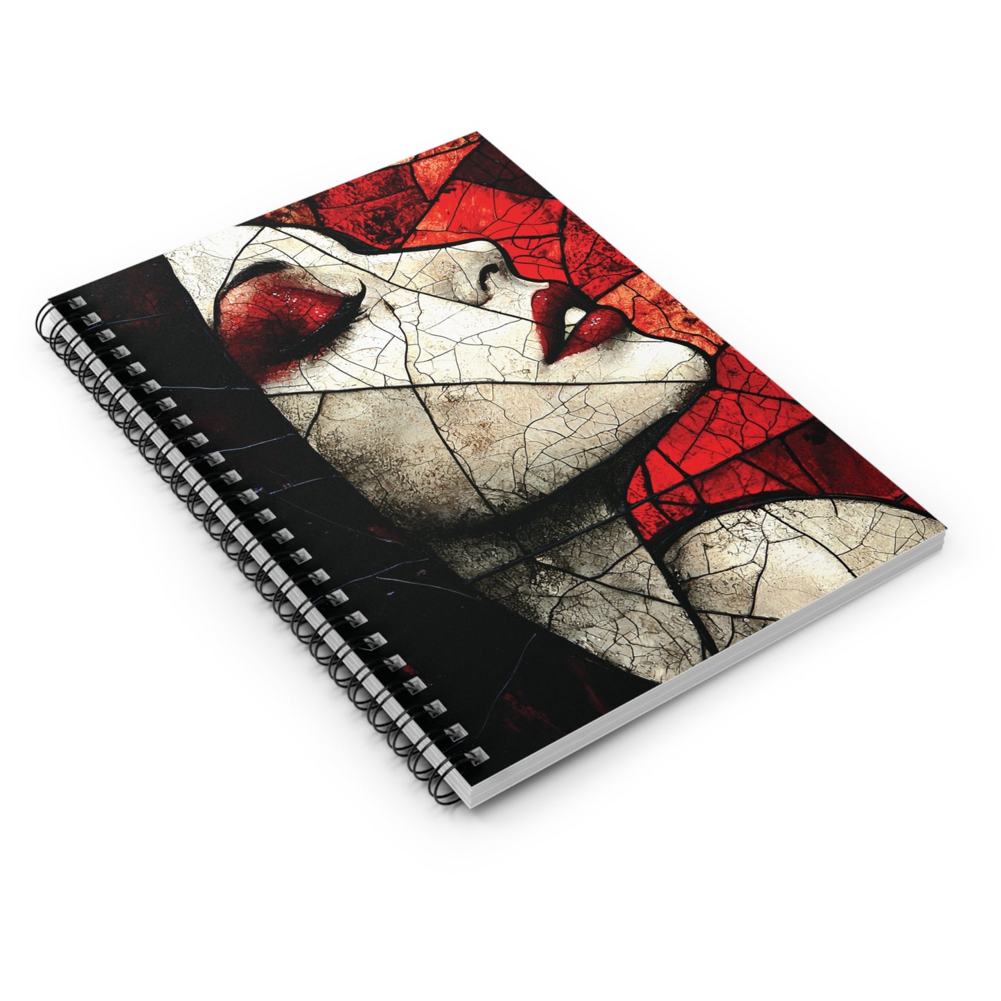 Red Serenity Spiralbound Notebook