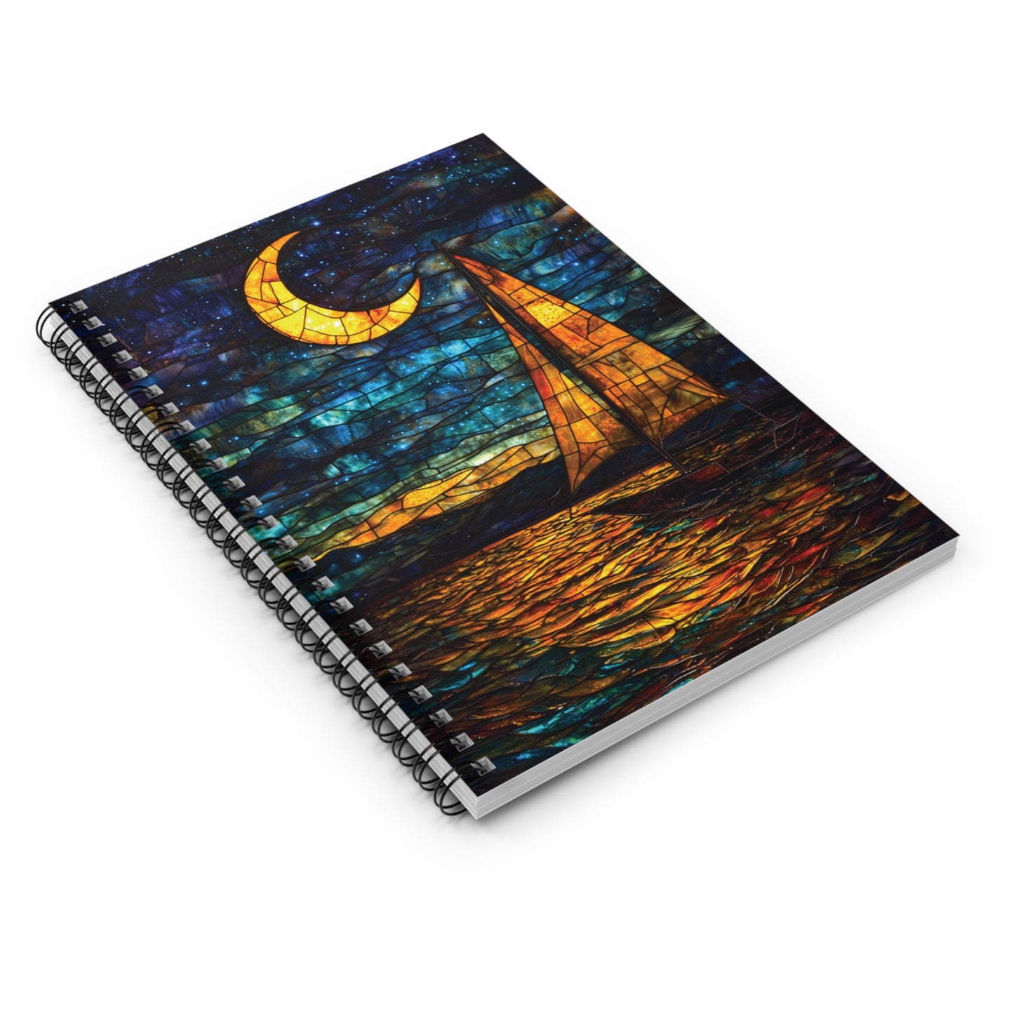 Night Sailing Spiralbound Notebook
