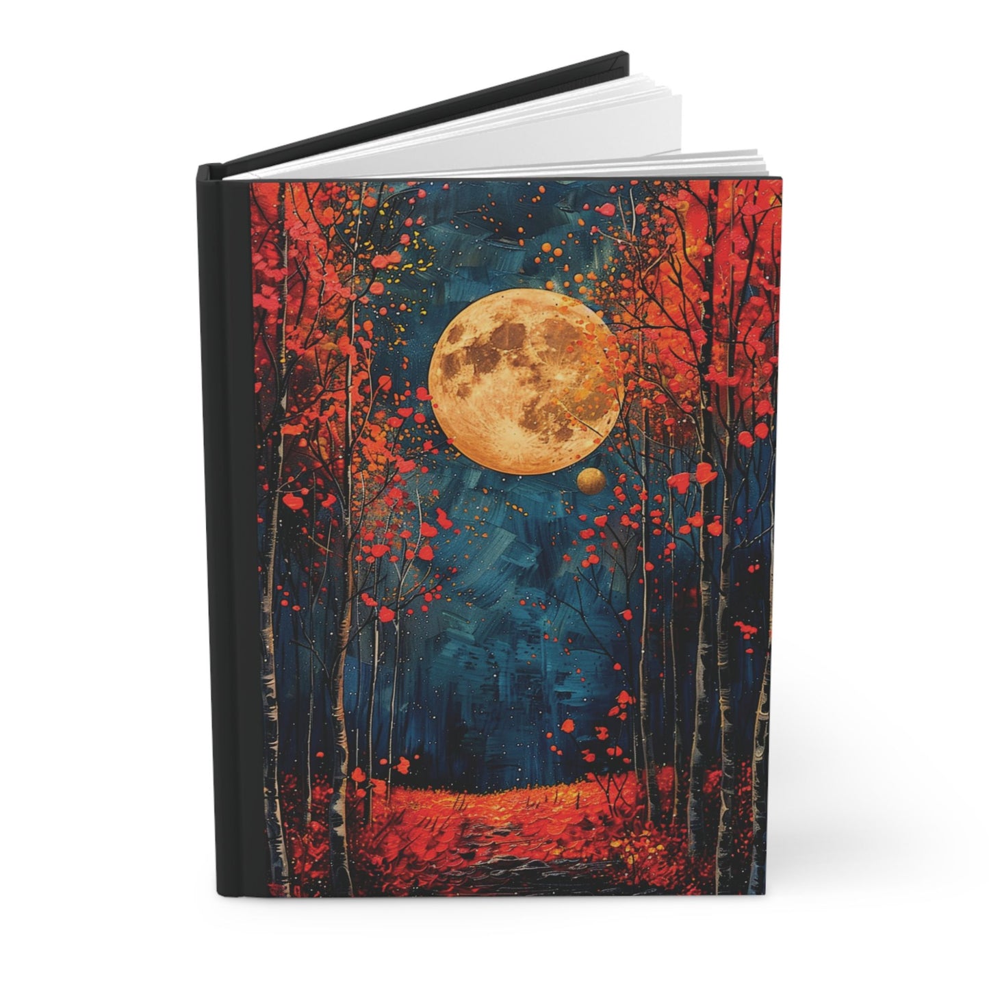 Autumn Full Moon Hardcover Journal