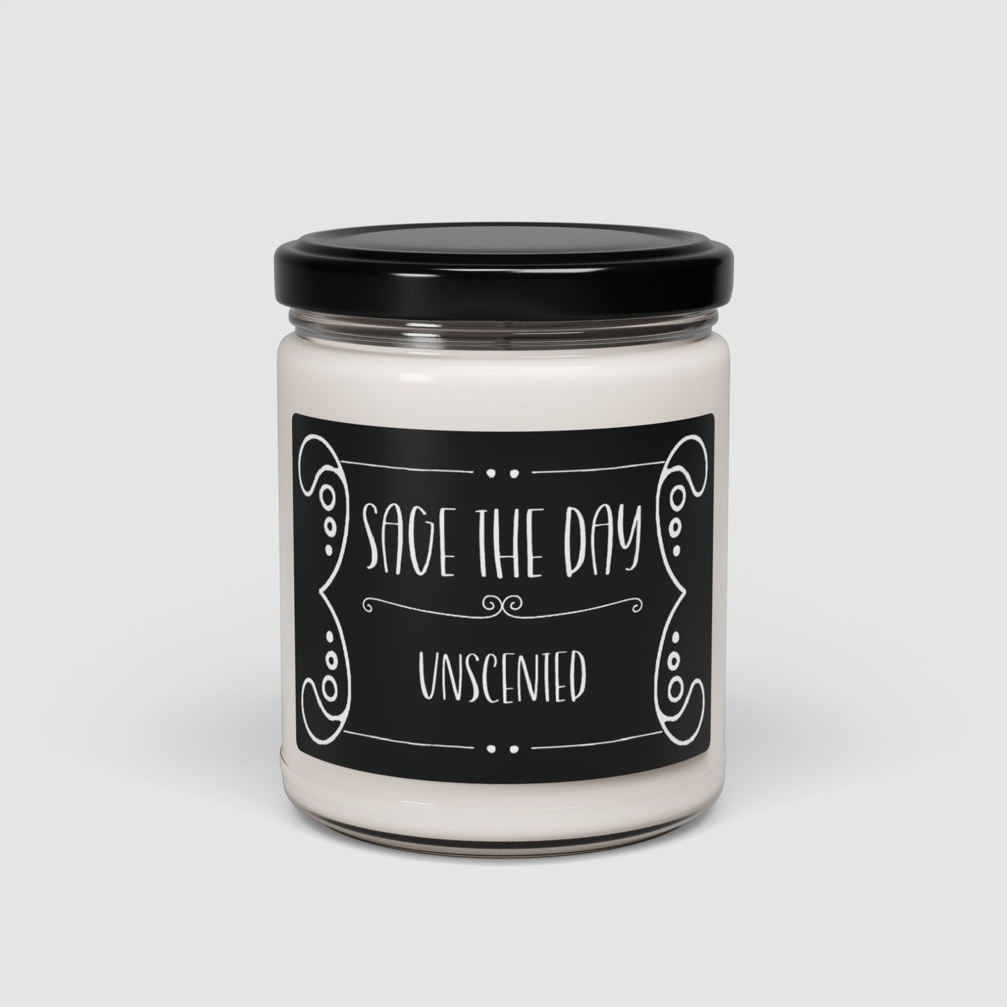 Witchy Candle "Sage the day" Scented and Unscented Options 9oz Soy Wax