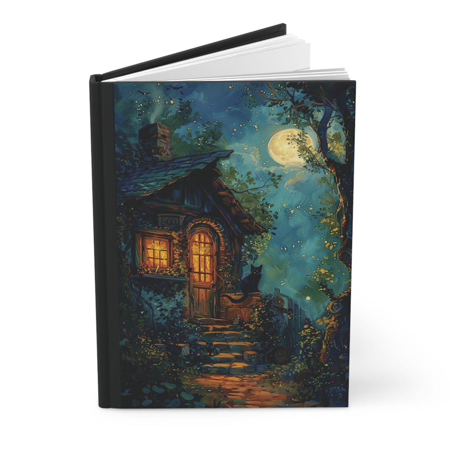 Witch Cottage Hardcover Journal