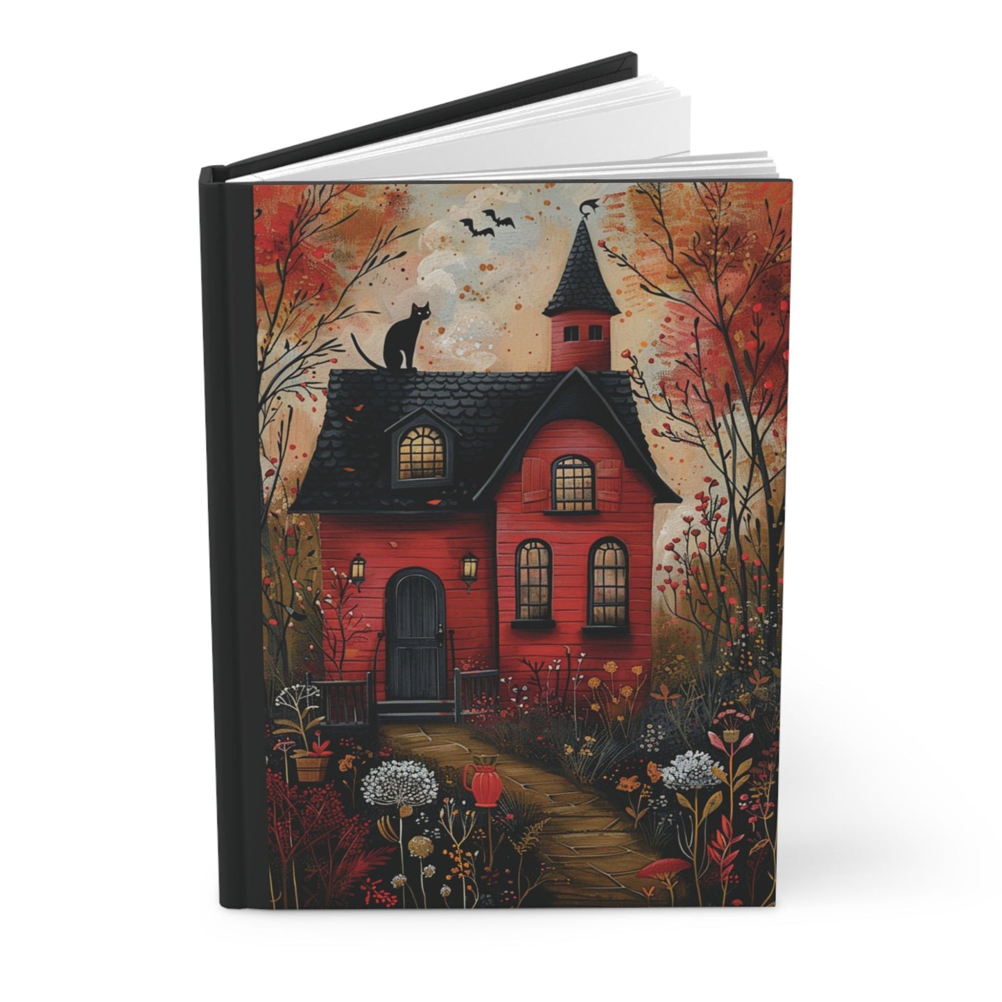 Whimsical Cottage Hardcover Journal