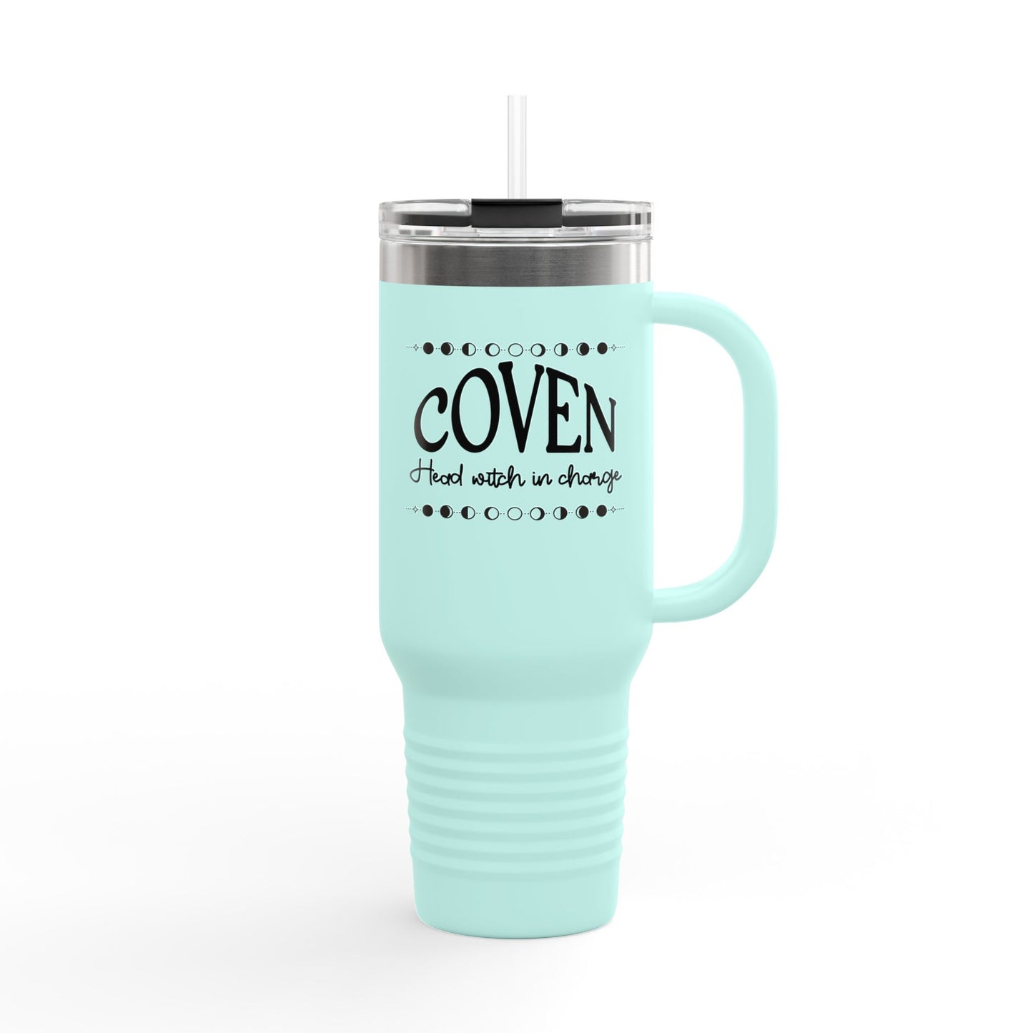Coven Tumbler: "Head Witch in Charge" Insulated Travel Mug, 40oz