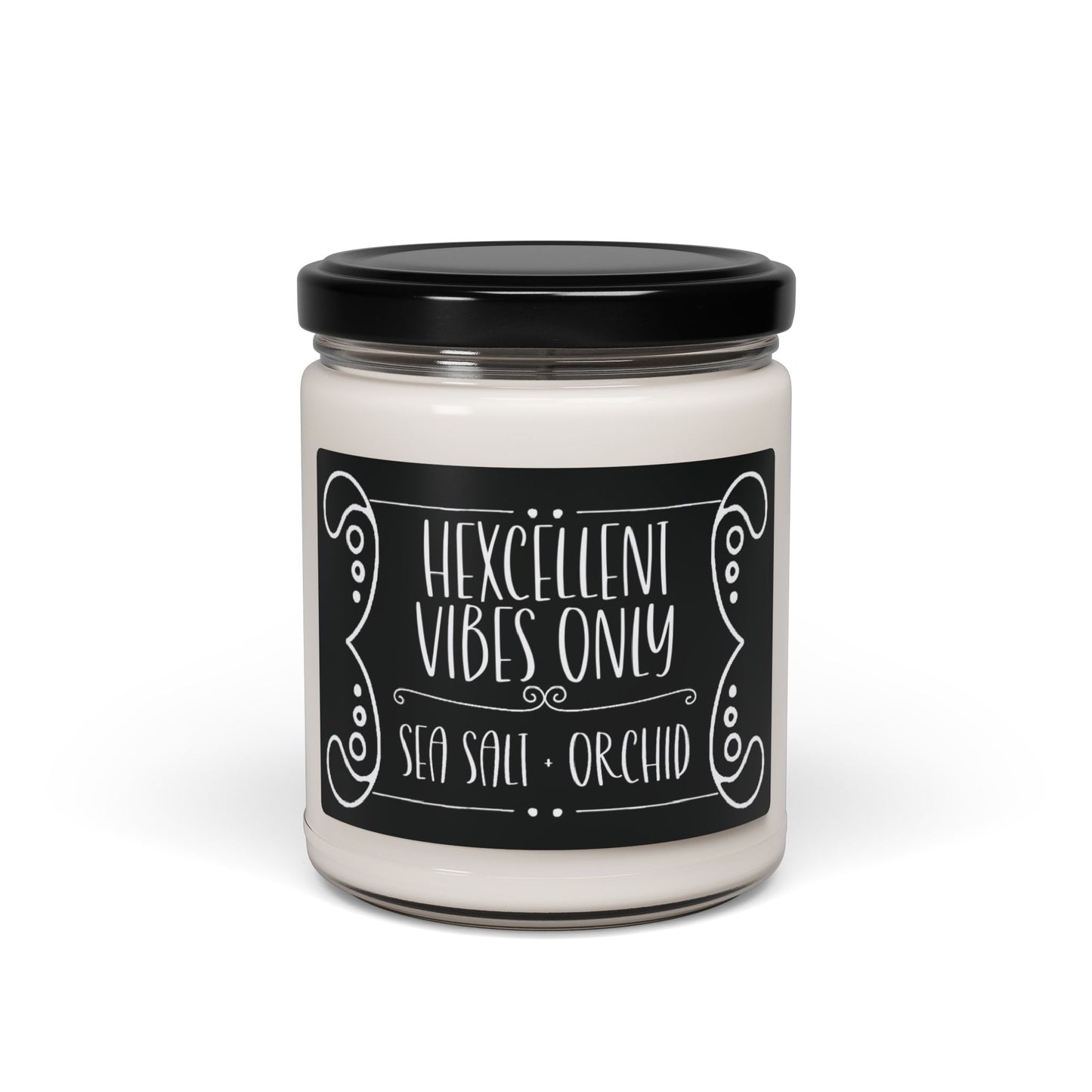 Funny Witchy Candle "Hexcellent vibes only" Scented and Unscented Options 9oz Soy Wax