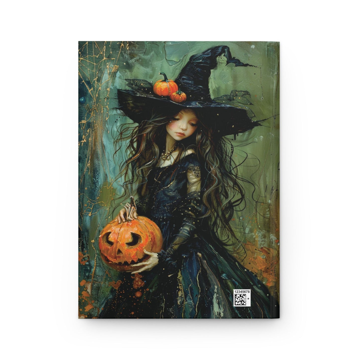 Halloween Witch Themed Hardcover Journal