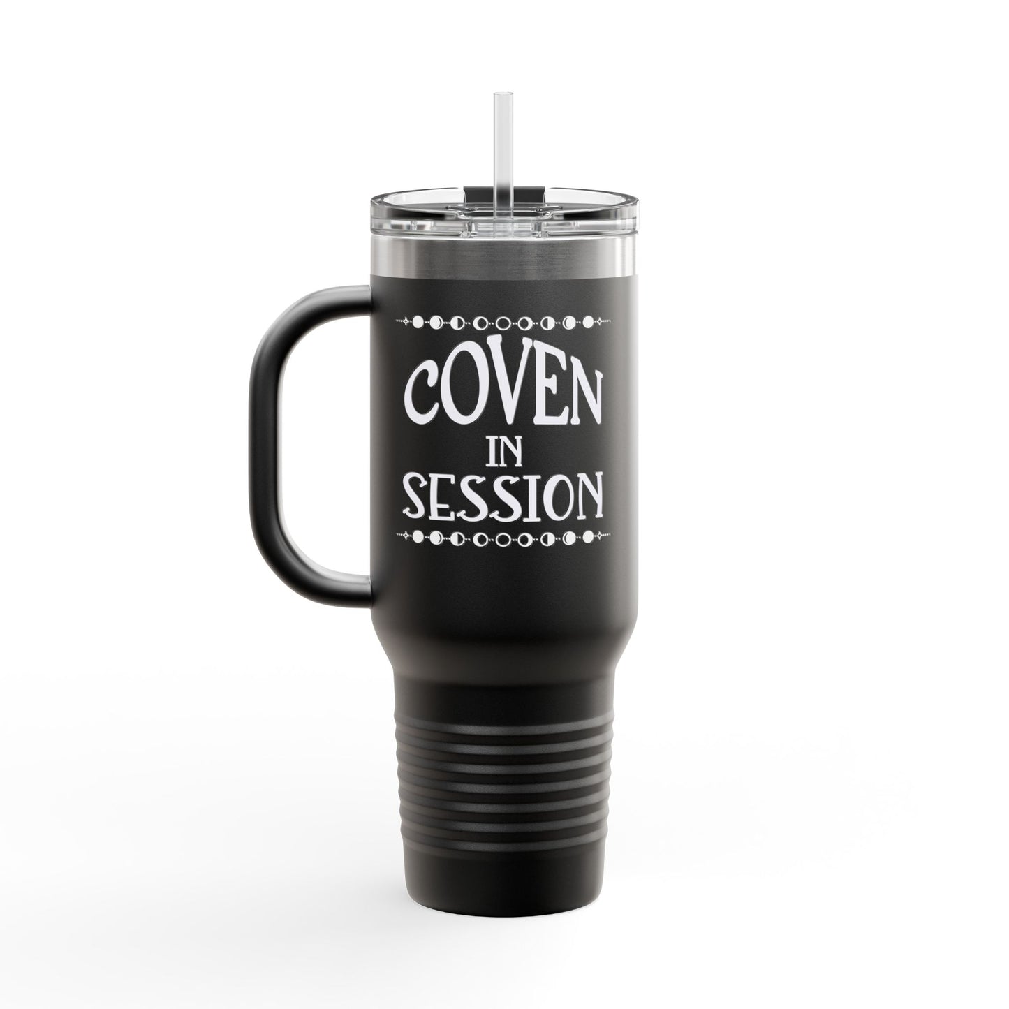 Coven Tumbler: "Head Witch in Charge" Insulated Travel Mug, 40oz