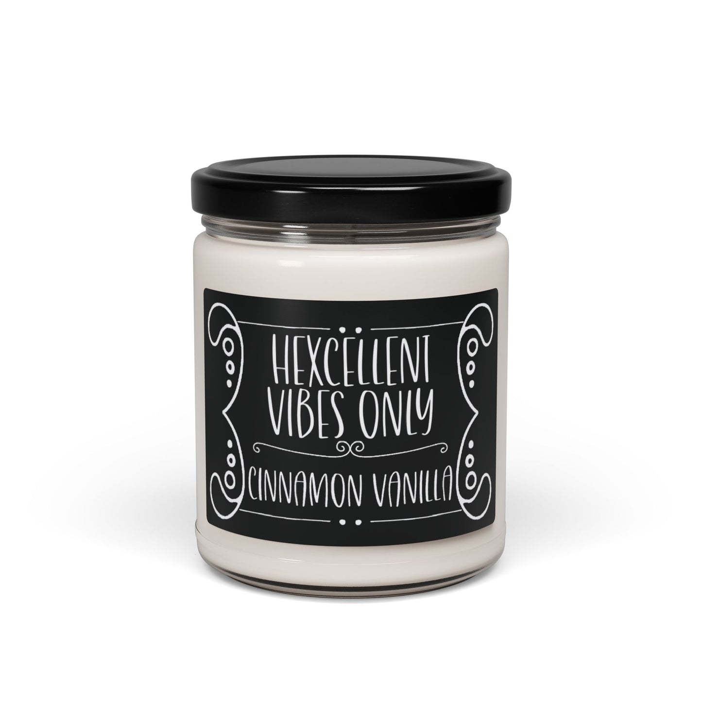 Funny Witchy Candle "Hexcellent vibes only" Scented and Unscented Options 9oz Soy Wax