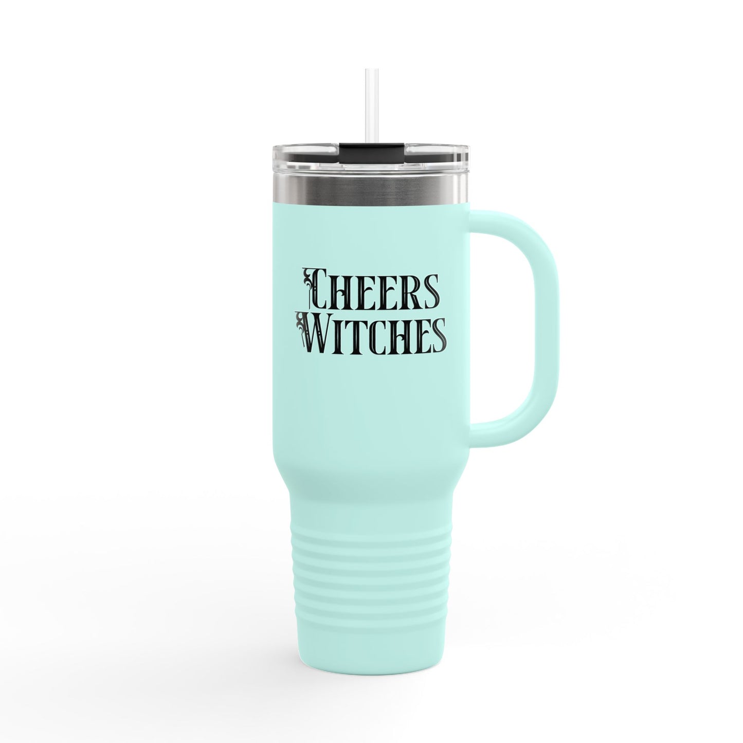 Witchy Tumbler: "Coven Goals and Cheers Witches" Insulated Travel Mug, 40oz