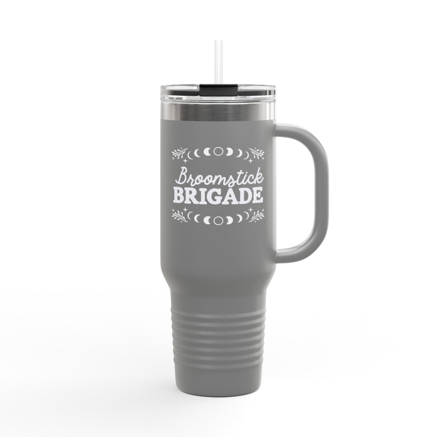 Sippin' with my Coven Bachelorette Tumbler: "Broomstick Brigade" Insulated Travel Mug, 40oz