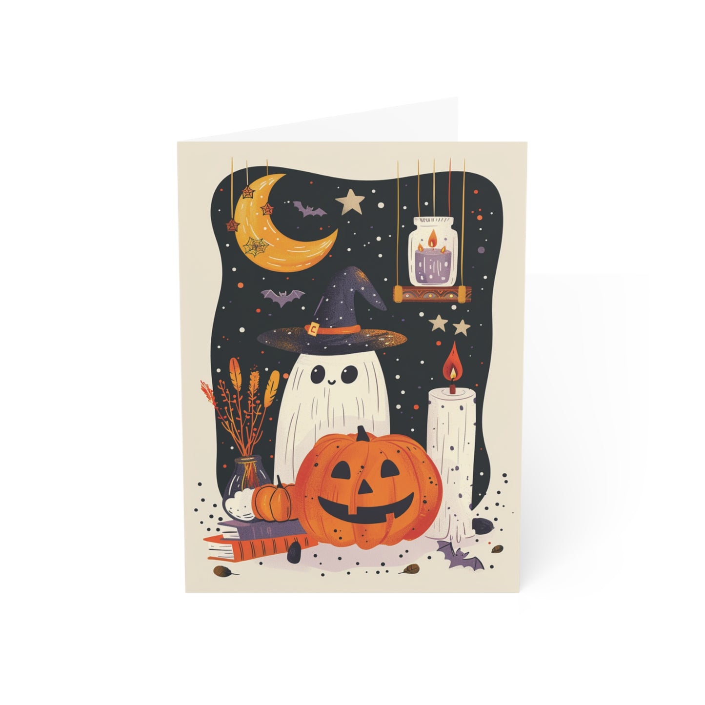 Retro Halloween Greeting Card