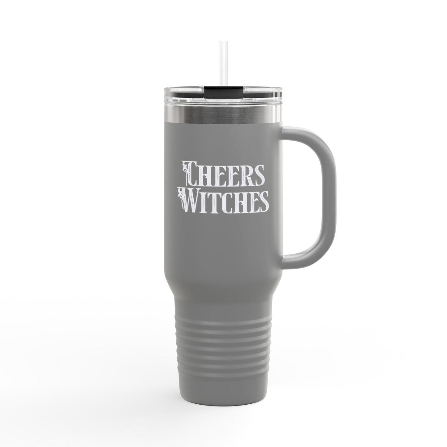Witchy Tumbler: "Coven Goals and Cheers Witches" Insulated Travel Mug, 40oz