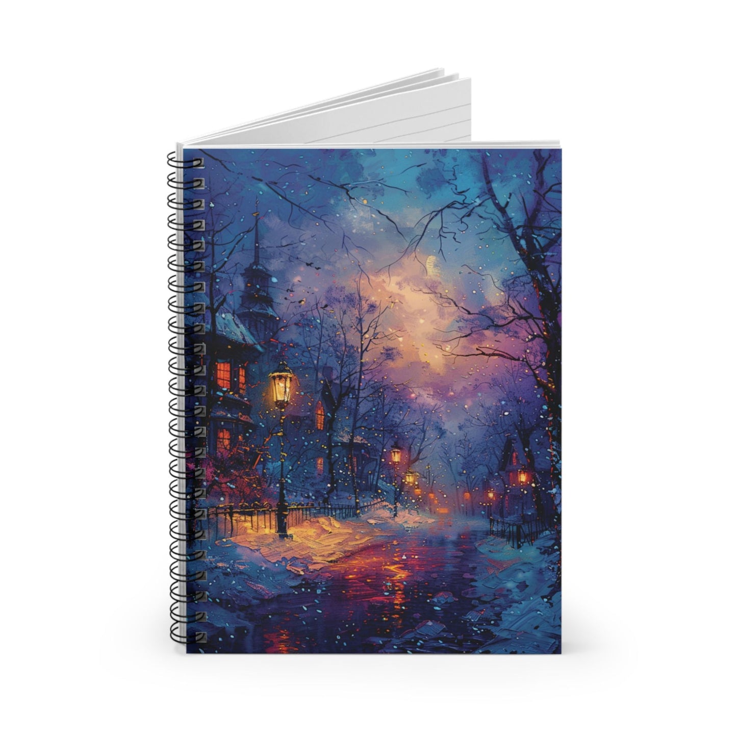 Winter Walkway Spiralbound Notebook