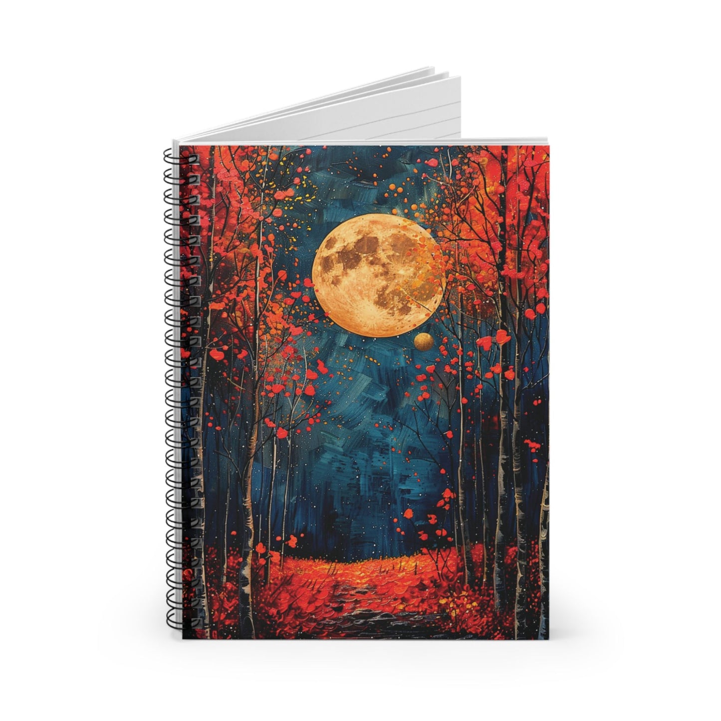 Autumn Full Moon Spiralbound Notebook