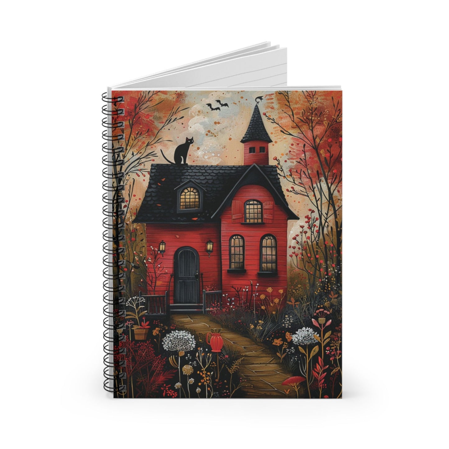 Whimsical Cottage Spiralbound Notebook