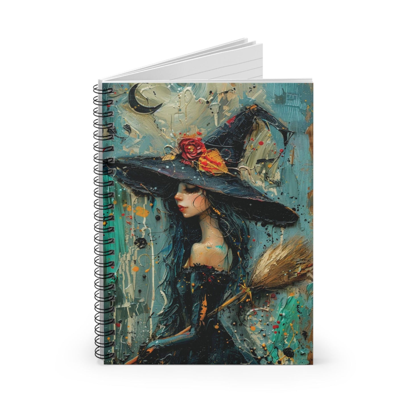 Witch Themed Spiralbound Notebook