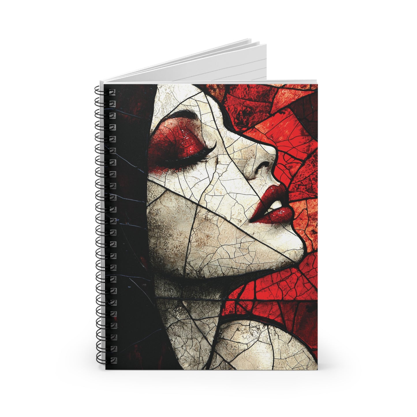 Red Serenity Spiralbound Notebook