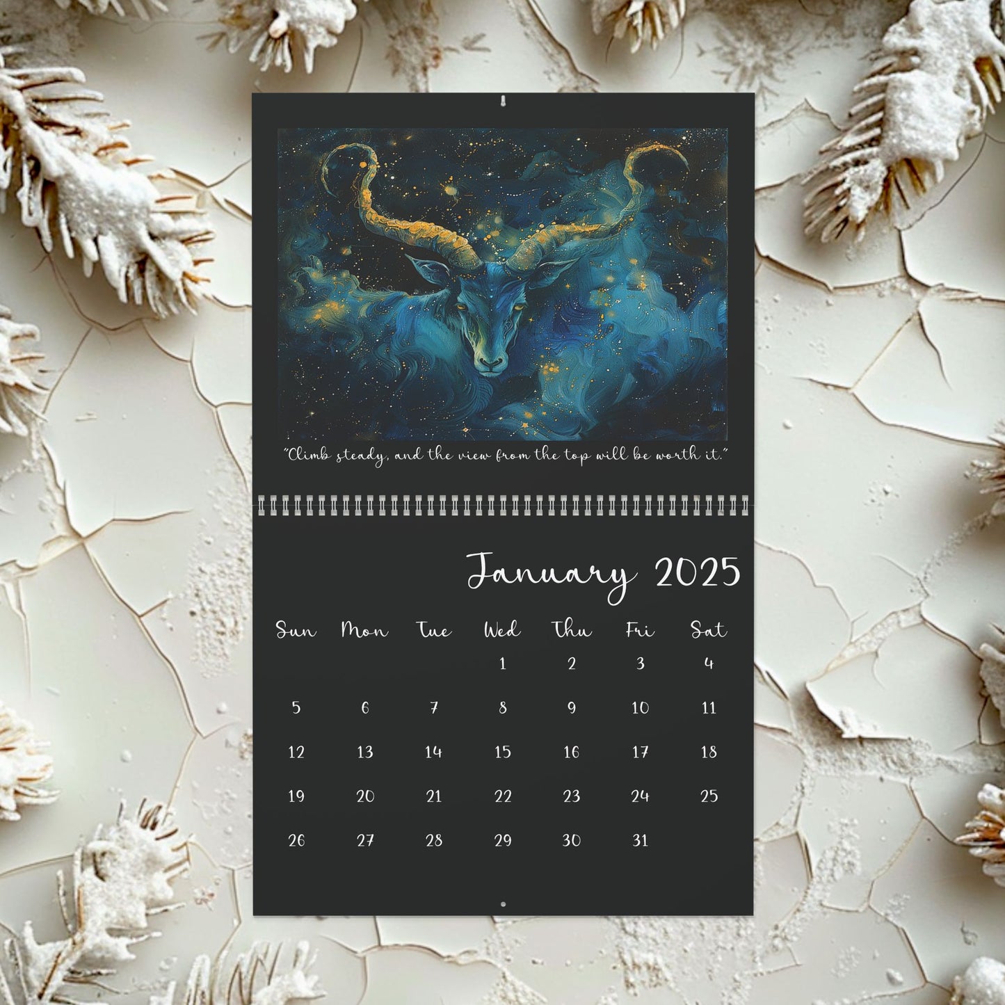2025 Zodiac Wall Calendar