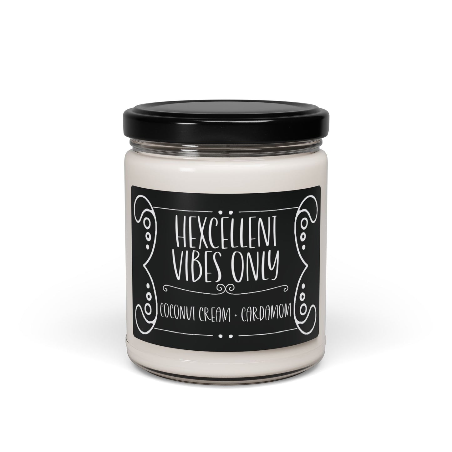 Funny Witchy Candle "Hexcellent vibes only" Scented and Unscented Options 9oz Soy Wax