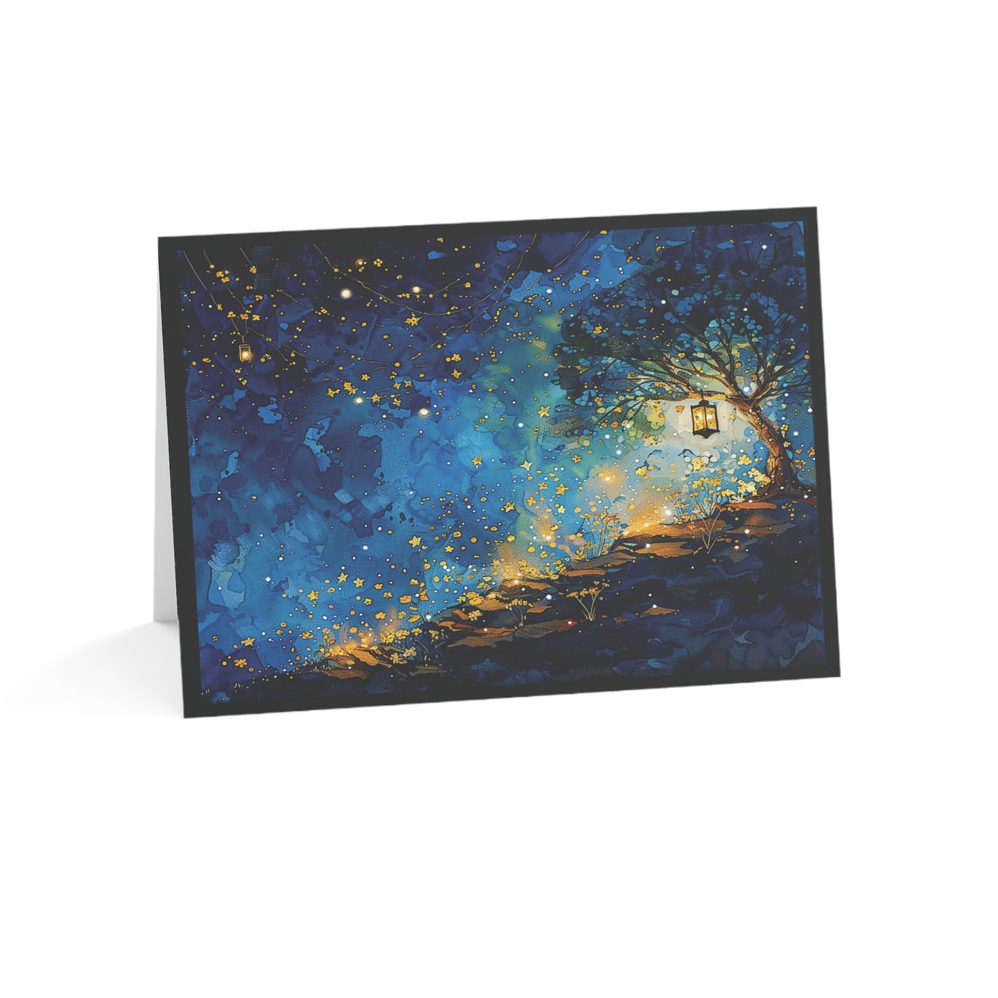 Magical Celestial Night Greeting Card