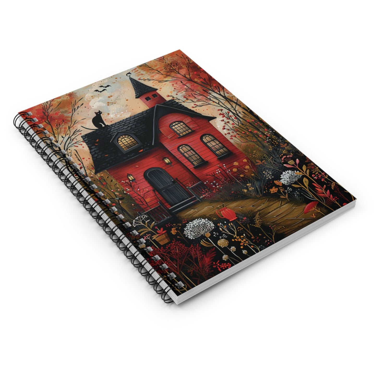 Whimsical Cottage Spiralbound Notebook