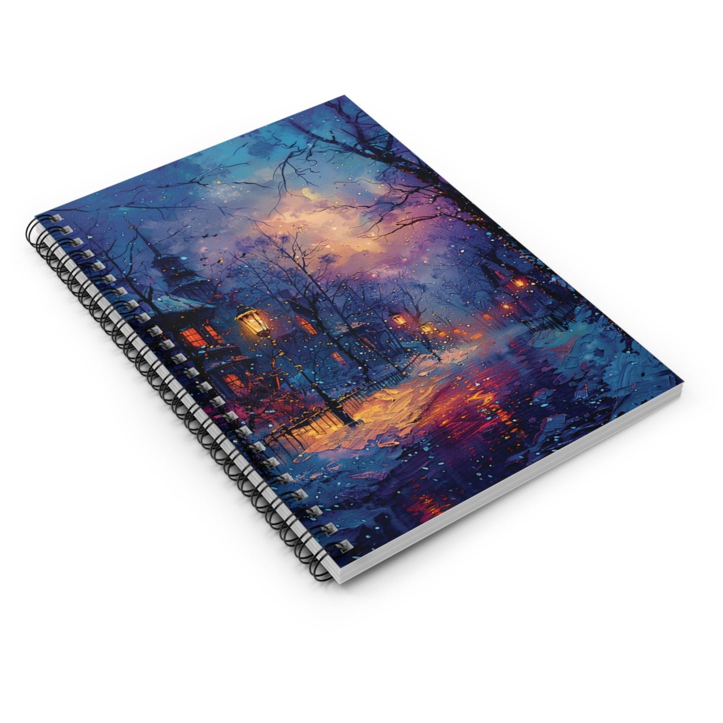 Winter Walkway Spiralbound Notebook