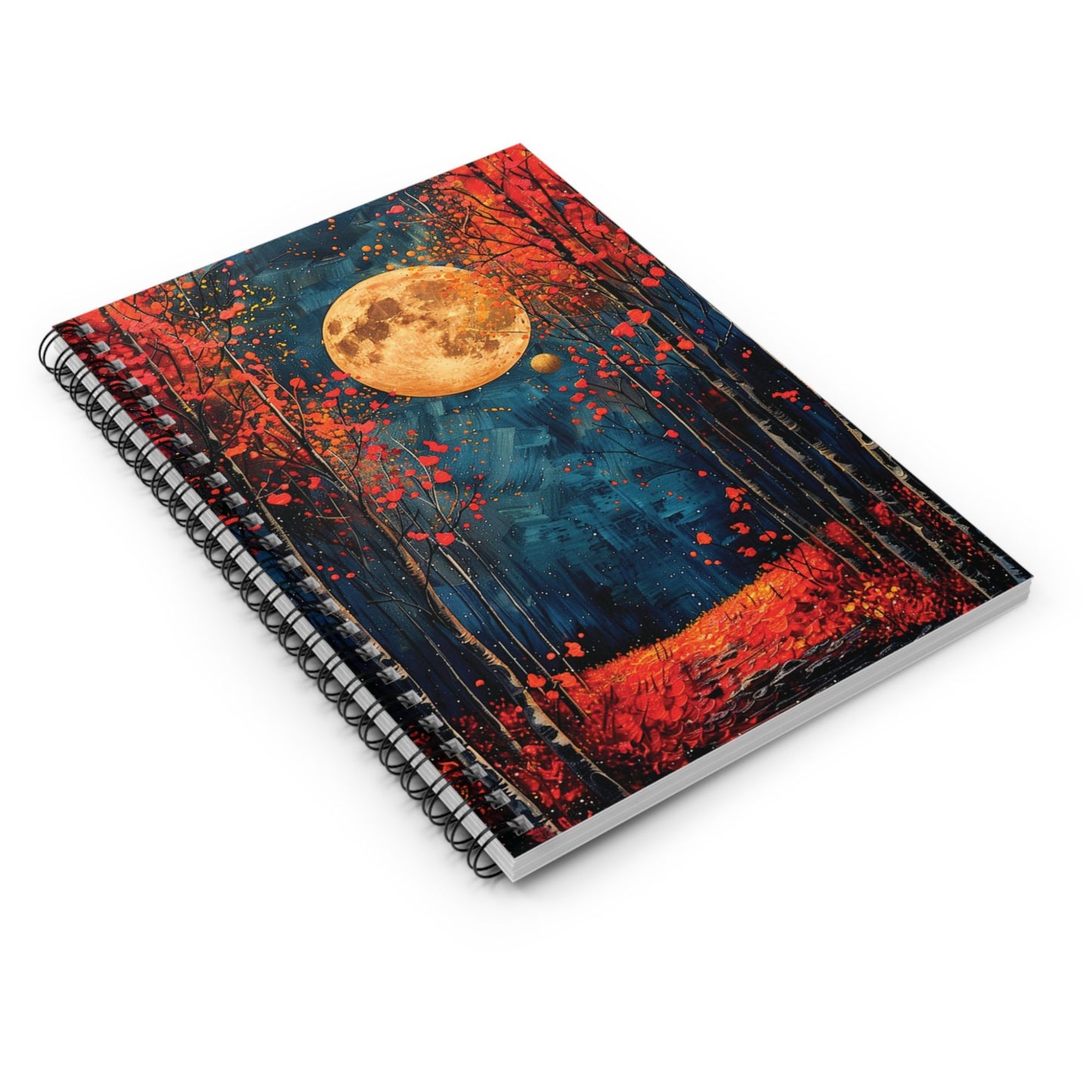 Autumn Full Moon Spiralbound Notebook