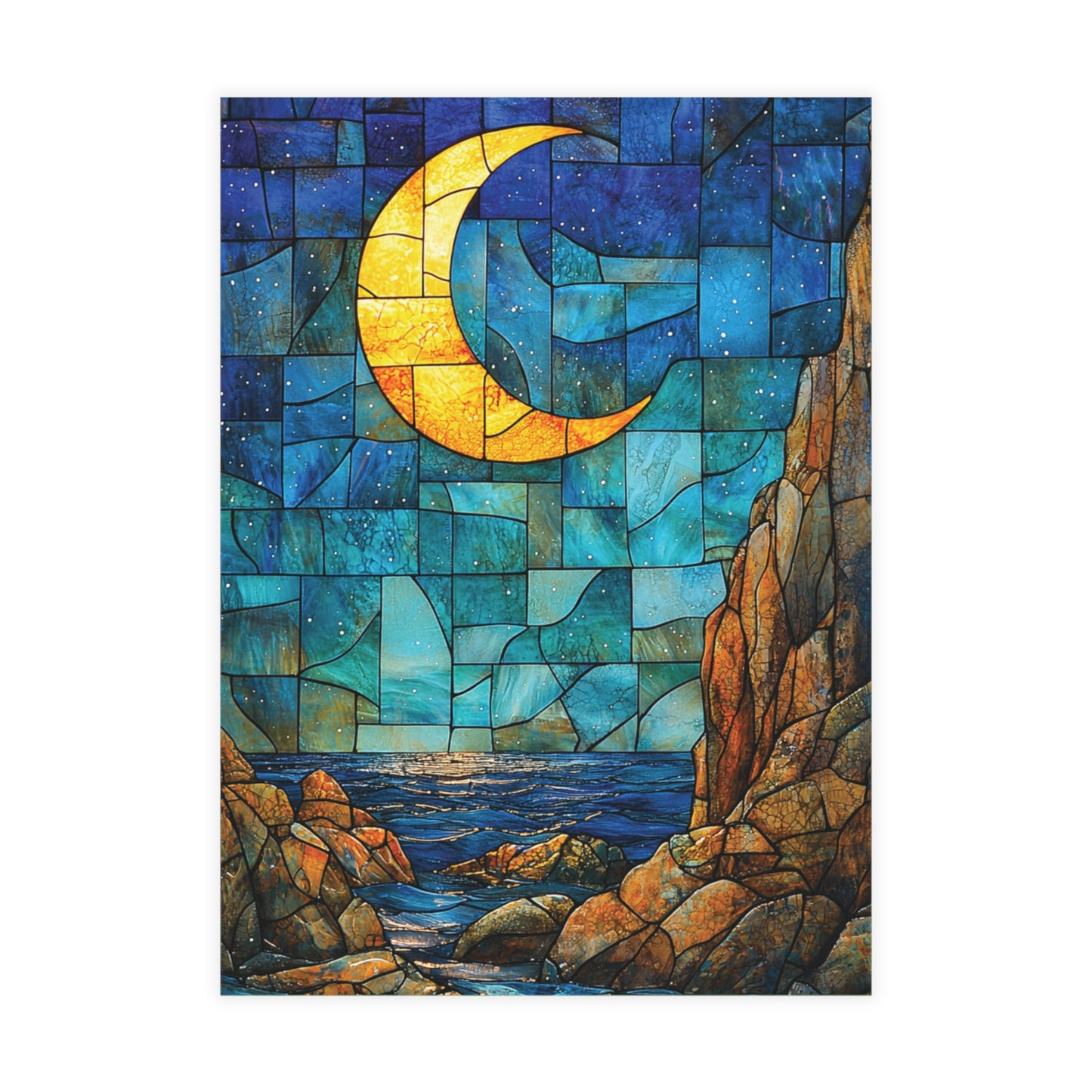 Crescent Moon Seaview Postcard Pack
